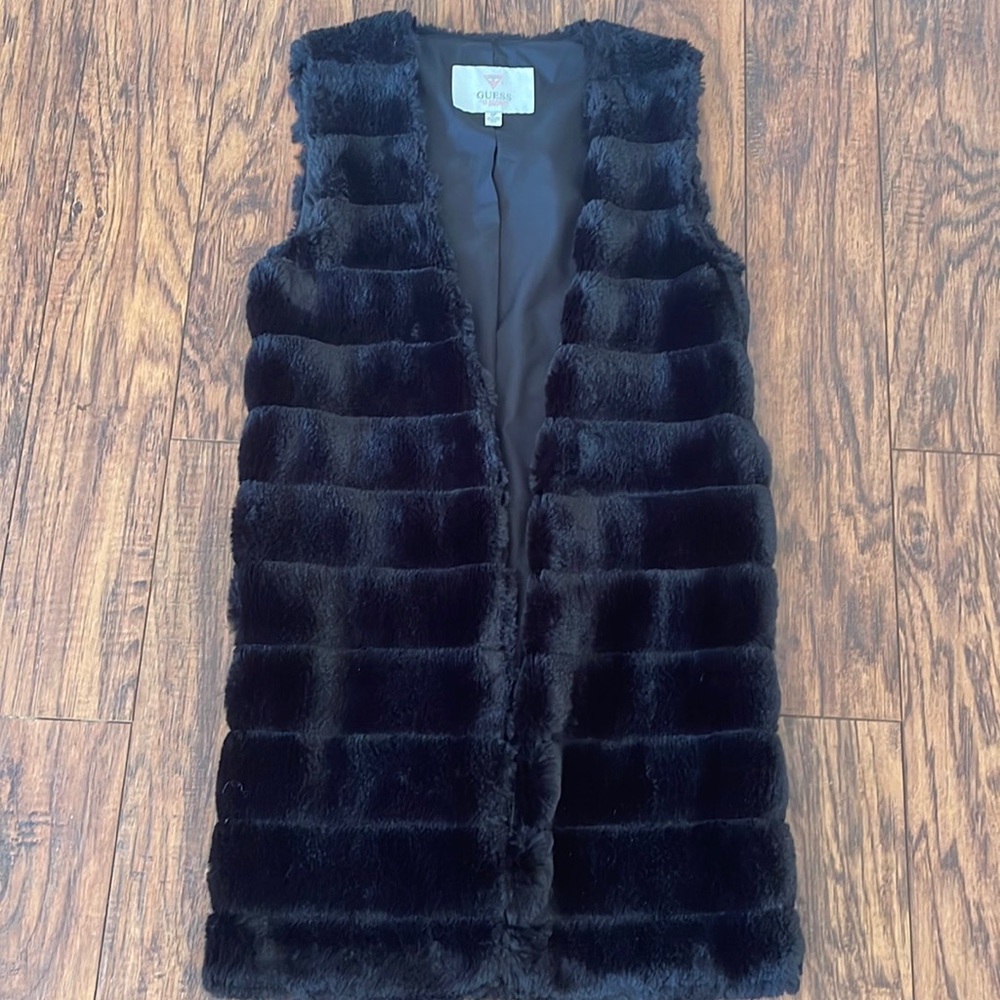 Guess Women’s Faux Fur Vest size Small